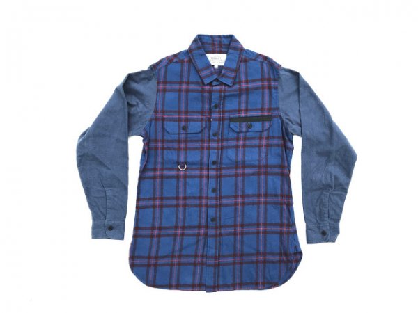 PEEL&LIFT/ピールアンドリフト/tartan flannel work shirt