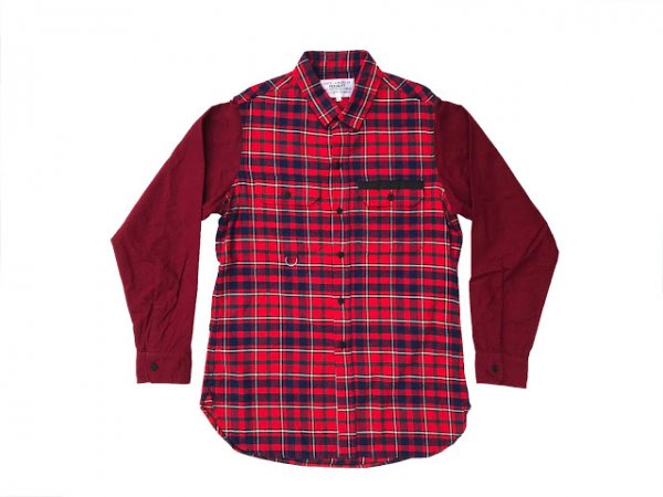 PEEL&LIFT/ピールアンドリフト/tartan flannel work shirt