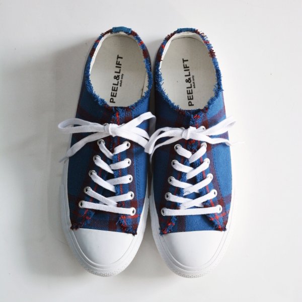 peel&lift/ピールアンドリフト/Tartan Check Plimsoll