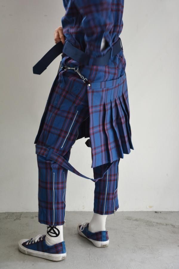 peel&lift/ピールアンドリフト/Tartan Check Plimsoll