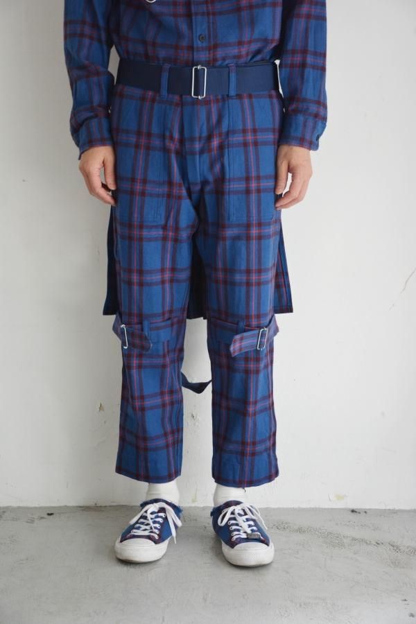 peel&lift/ピールアンドリフト/Tartan Check Plimsoll