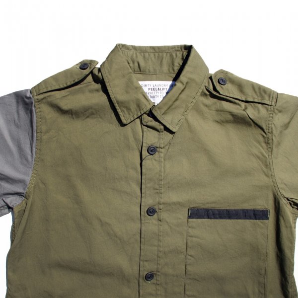 PEEL&LIFT/ピールアンドリフト/MILITARY S/S SHIRT