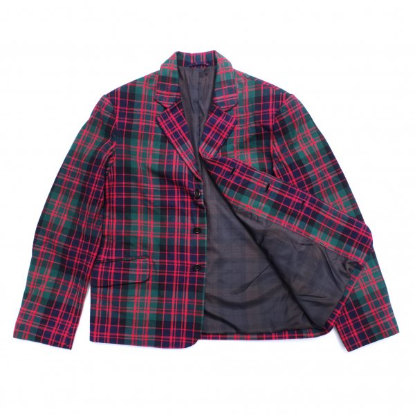 EVERGREY PEEL&LIFT MacDonald tartan box jacket