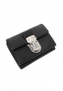<img class='new_mark_img1' src='https://img.shop-pro.jp/img/new/icons8.gif' style='border:none;display:inline;margin:0px;padding:0px;width:auto;' />Patrick Stephen Leather trifold wallet 'cartable'　三つ折りウォレット／ブラック
