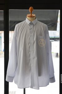 TEDDY-Wide Silhouette Shirts with White circle-A(2 colors)