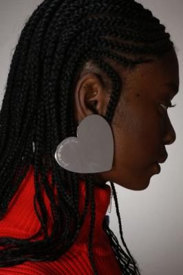 D'HEYGERE / ǥإ / Heart Earring Sliver