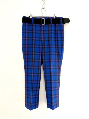 <img class='new_mark_img1' src='https://img.shop-pro.jp/img/new/icons8.gif' style='border:none;display:inline;margin:0px;padding:0px;width:auto;' />ANARCHIST TAILOR  BELTED SLACKS-Elliot Tartan