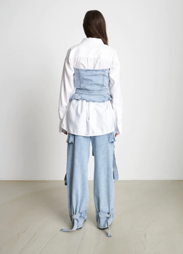 Stella Nova Copenhagen / DENIM CARGO JEANS - WASHED DENIM Stella Nova Copenhagen / DENIM CARGO JEANS - WASHED DENIM