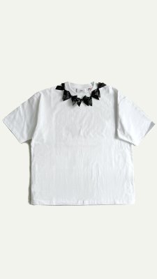 <img class='new_mark_img1' src='https://img.shop-pro.jp/img/new/icons8.gif' style='border:none;display:inline;margin:0px;padding:0px;width:auto;' />TEDDY / BOW BOW BOW TSHIRTS(WHITE)