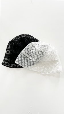 <img class='new_mark_img1' src='https://img.shop-pro.jp/img/new/icons56.gif' style='border:none;display:inline;margin:0px;padding:0px;width:auto;' />TEDDY PRETTY CHeAP / Lace hat (2 Colors)
