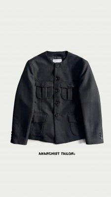 <img class='new_mark_img1' src='https://img.shop-pro.jp/img/new/icons8.gif' style='border:none;display:inline;margin:0px;padding:0px;width:auto;' />(Coming soon) ANARCHIST TAILOR NO COLLAR JACKET