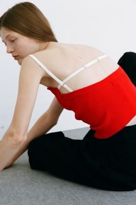 <img class='new_mark_img1' src='https://img.shop-pro.jp/img/new/icons8.gif' style='border:none;display:inline;margin:0px;padding:0px;width:auto;' />KAYLE / Rayon Rib Camisole(2 Colors)
