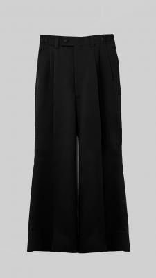 <img class='new_mark_img1' src='https://img.shop-pro.jp/img/new/icons8.gif' style='border:none;display:inline;margin:0px;padding:0px;width:auto;' />TEDDY / Flare Loose Slacks(Black)