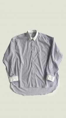 <img class='new_mark_img1' src='https://img.shop-pro.jp/img/new/icons8.gif' style='border:none;display:inline;margin:0px;padding:0px;width:auto;' />TEDDY / CLERIC SHIRTS BLUERED STRIPE