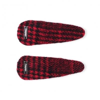 <img class='new_mark_img1' src='https://img.shop-pro.jp/img/new/icons8.gif' style='border:none;display:inline;margin:0px;padding:0px;width:auto;' />heyep / Plaid Hair Clips-2 Piece Set