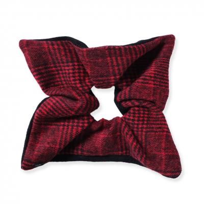 <img class='new_mark_img1' src='https://img.shop-pro.jp/img/new/icons8.gif' style='border:none;display:inline;margin:0px;padding:0px;width:auto;' />heyep / Plaid Square Scrunchie RED