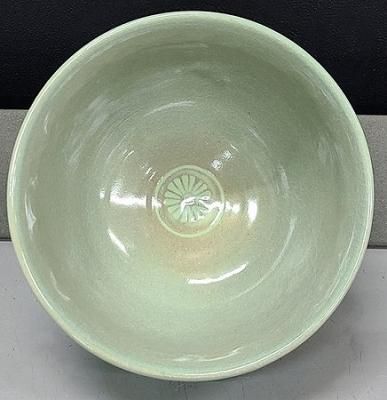 茶道具 抹茶碗】 茶碗 青磁雲鶴 中村与平作 | 常用茶碗