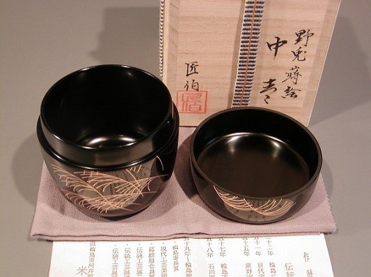 茶道具・茶器 棗 野兎蒔絵、輪島塗- 茶道具 販売の佐藤大観堂 オンラインショップ