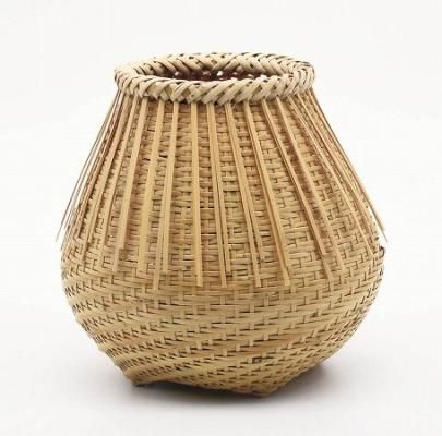 茶道具　桂籠　花器　竹籠　竹花入　竹細工 茶道具、竹籠花入、桂籠、新品。- 茶道具 販売の佐藤大観堂
