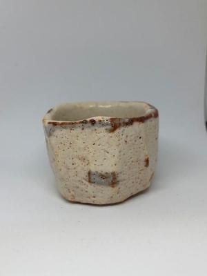 (511Z214)*陶芸 酒器 盃 ぐい呑 茶道具 水次 酒器 酒盃・ぐい呑み、 志野 M-aka-tu8、 樋口雅之 (ひぐち