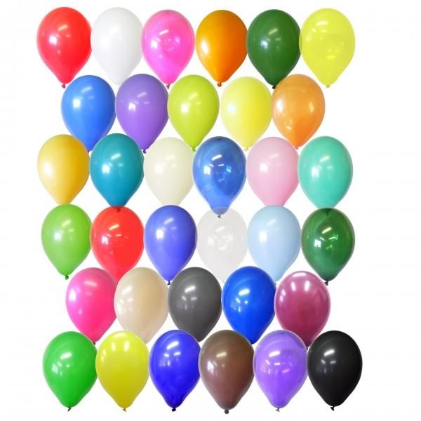 28cmゴム風船 パステルクリスタルカラー - ヘリウムガス、風船用品専門
