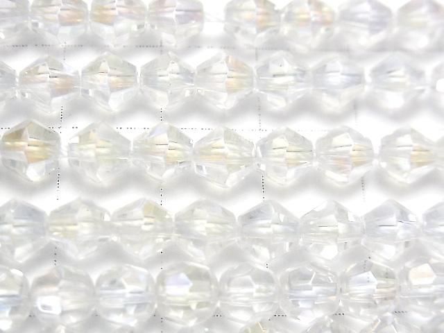 【動画】アクアクリスタル 16面カット6mm 半連/1連(約38cm) サムネイル2