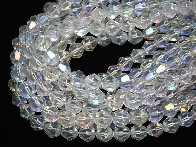 【動画】アクアクリスタル 16面カット10mm 半連/1連(約38cm) サムネイル4