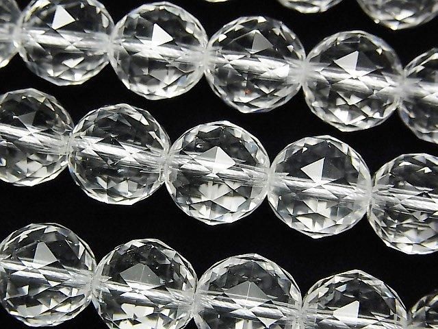 【動画】【素晴らしい輝き】クリスタルAAA トライアングルラウンドカット12mm 1/4連~1連(約36cm)の画像