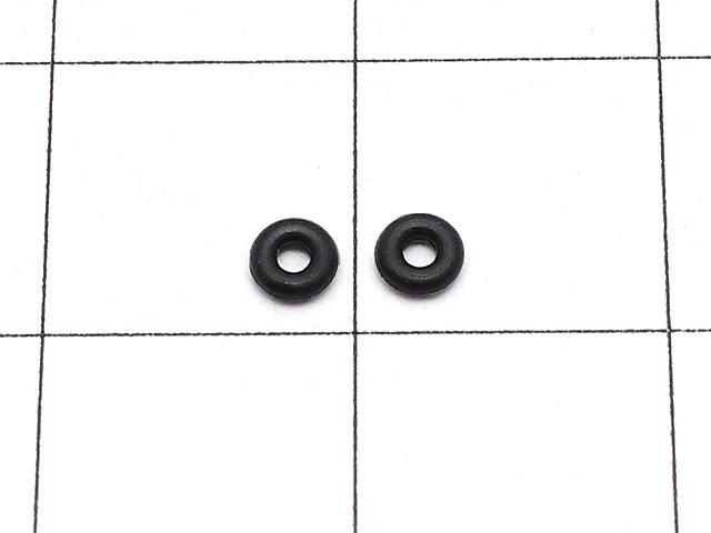 100個480円!シリコンリング(ストーンガード) 3×3×1mm ブラック 100個 サムネイル2