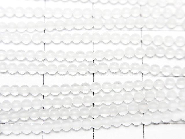 【動画】フロストクォーツAAA 極小ラウンド2mm 1連(約38cm) サムネイル2