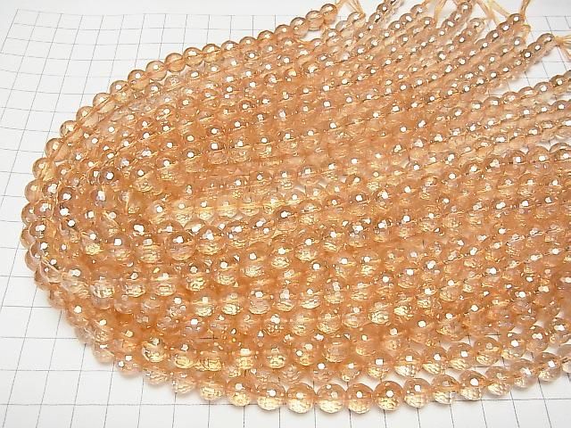 【動画】ゴールデンオーラ 128面ラウンドカット8mm 半連/1連(約38cm) サムネイル4
