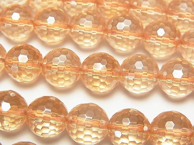 【動画】ゴールデンオーラ 128面ラウンドカット10mm 半連/1連(約37cm)の画像