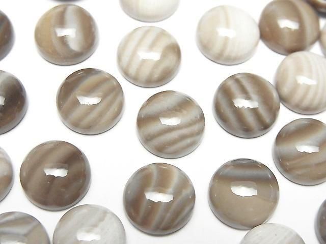 【動画】フリントストーン ラウンド カボション10×10mm 2個の画像