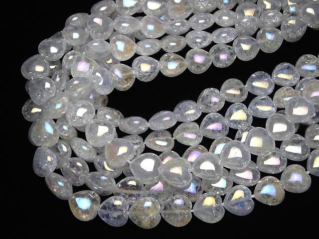【動画】クラック入りアクアクリスタル 縦穴ハート12×12×6mm 半連/1連(約36cm) サムネイル4