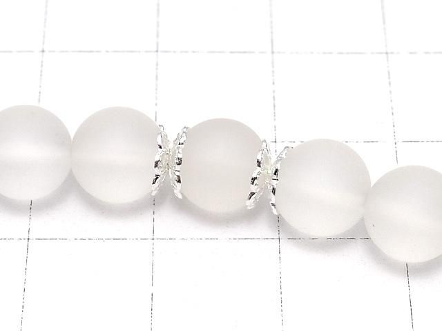 メタルパーツ ビーズキャップ6×6×1.3mm シルバーカラー 10個 サムネイル3