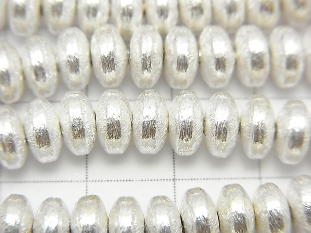 コッパー(銅) ロンデル 7×7×4mm シルバー 半連/1連(約18cm) サムネイル2