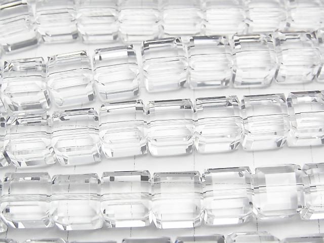 【動画】【素晴らしい輝き】クリスタルAAA キューブカット8×8×8mm 半連/1連(約37cm) サムネイル2