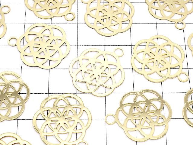 メタルパーツ ホーリーチャーム 【シードオブライフ】 24×20mm ゴールドカラー 1枚 サムネイル3