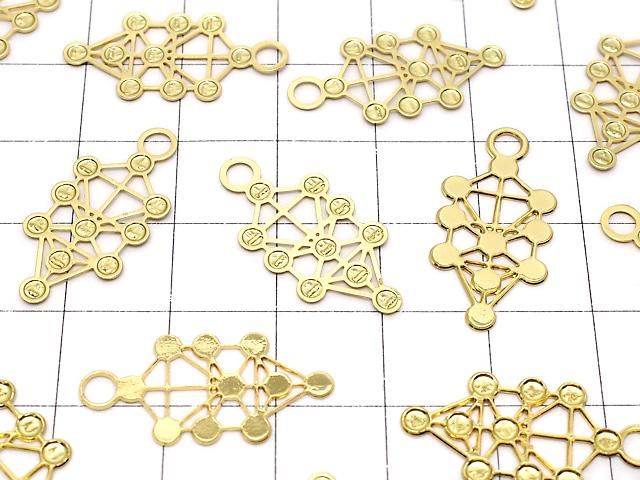 メタルパーツ ホーリーチャーム 【セフィロトの樹】 24×12mm ゴールドカラー 1枚100円! サムネイル3