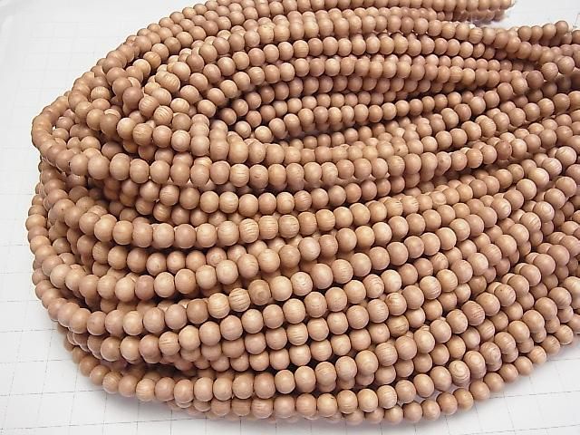 ローズウッド セミラウンド7mm 1連(約38cm) サムネイル4