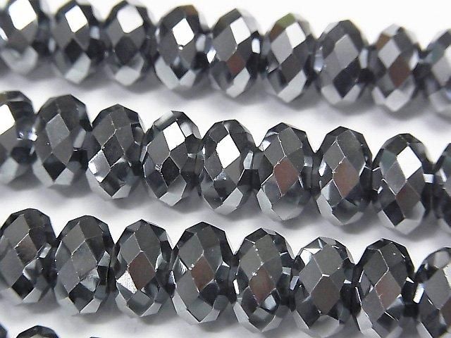 【動画】高純度テラヘルツ鉱石 ボタンカット10×10×6mm 半連/1連(約38cm)の画像