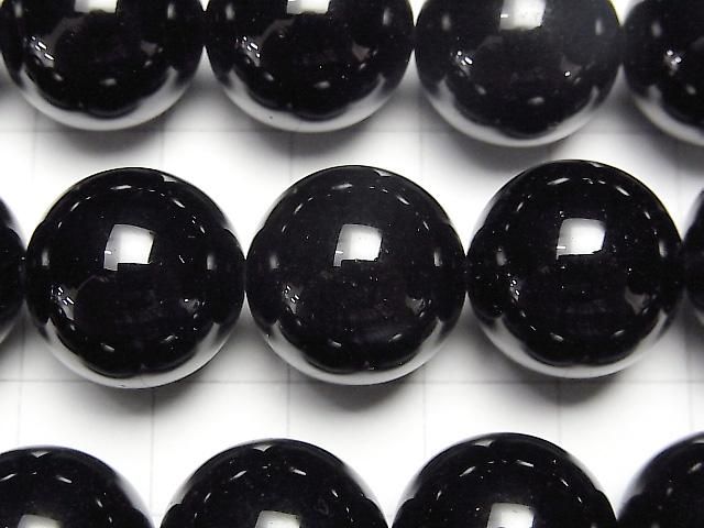 【動画】ロシア産モリオン(黒水晶)AAA ラウンド16mm 1/4連~1連(約36cm) サムネイル2
