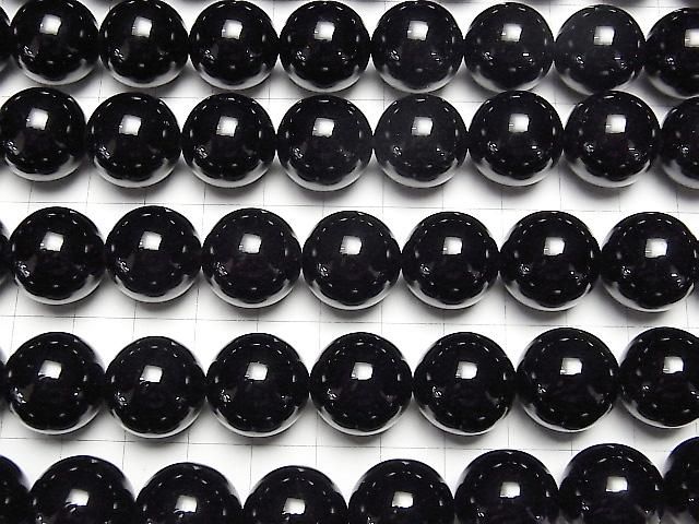 【動画】ロシア産モリオン(黒水晶)AAA ラウンド16mm 1/4連~1連(約36cm) サムネイル3