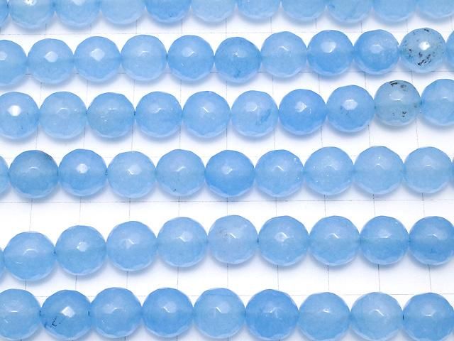 ブルージェード 64面ラウンドカット10mm 1連(約36cm) サムネイル3
