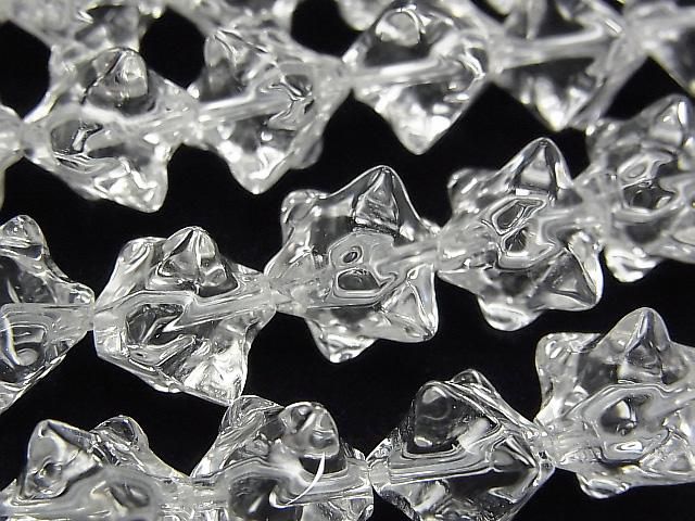 【動画】クリスタルAAA スターダイスカット12×12mm 1/4連~1連(約37cm)の画像