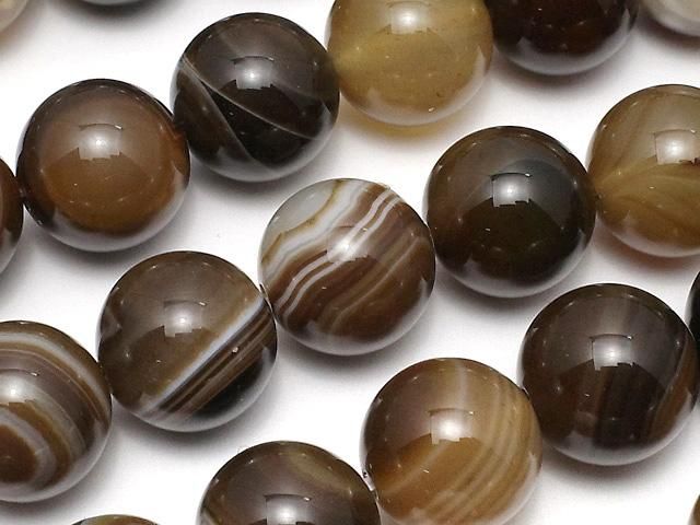 ブラウンアゲート 茶瑪瑙 1連 大粒 ブラウンアゲート 茶瑪瑙 1連 大粒