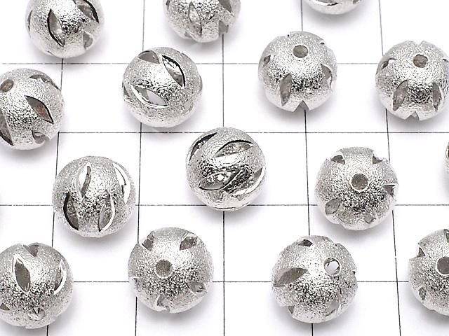 メタルパーツ デザインラウンド10mm シルバーカラー 10個 サムネイル3