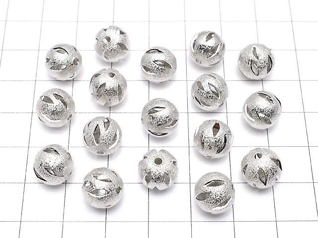 メタルパーツ デザインラウンド10mm シルバーカラー 10個 サムネイル4