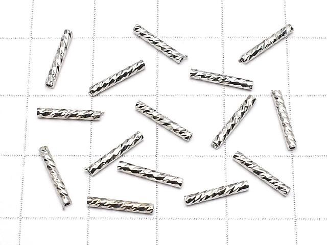 メタルパーツ チューブ10×1.2 シルバーカラー 10個 サムネイル4