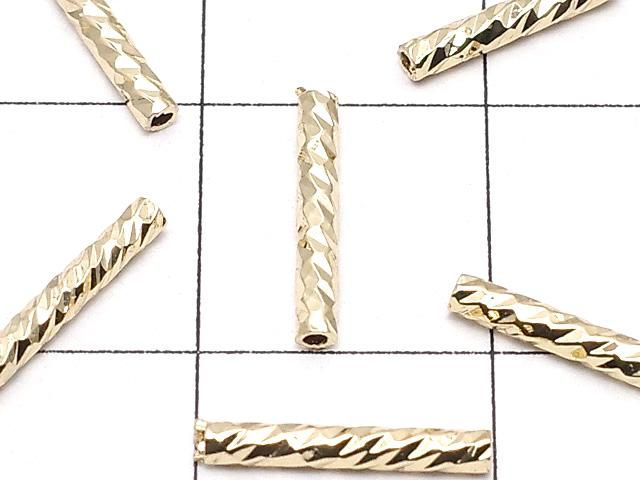 メタルパーツ チューブ10×1.2mm 18金コーティング 10個 サムネイル2